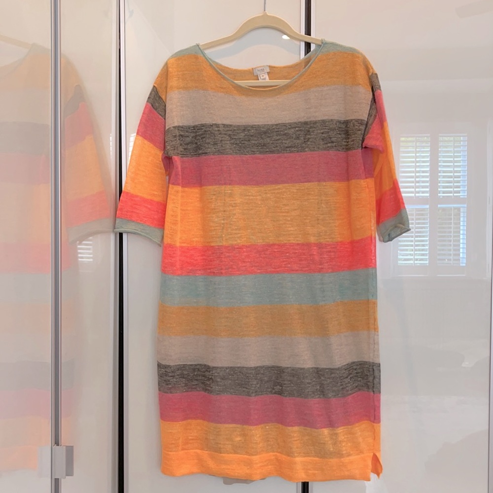 Hoss lightweight sweater dress w/camisole XS